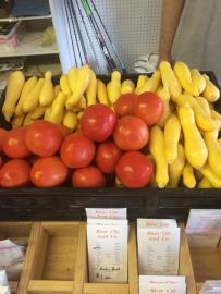 Arkansas Tomatoes and Squash